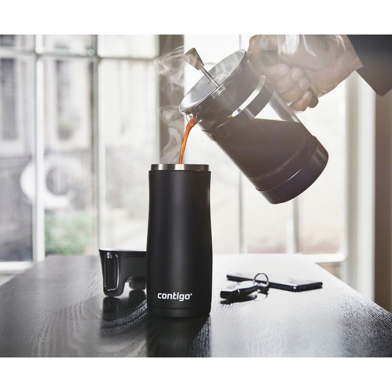 Contigo 16oz West Loop Stainless Steel Autoseal Travel Mug Matte Black