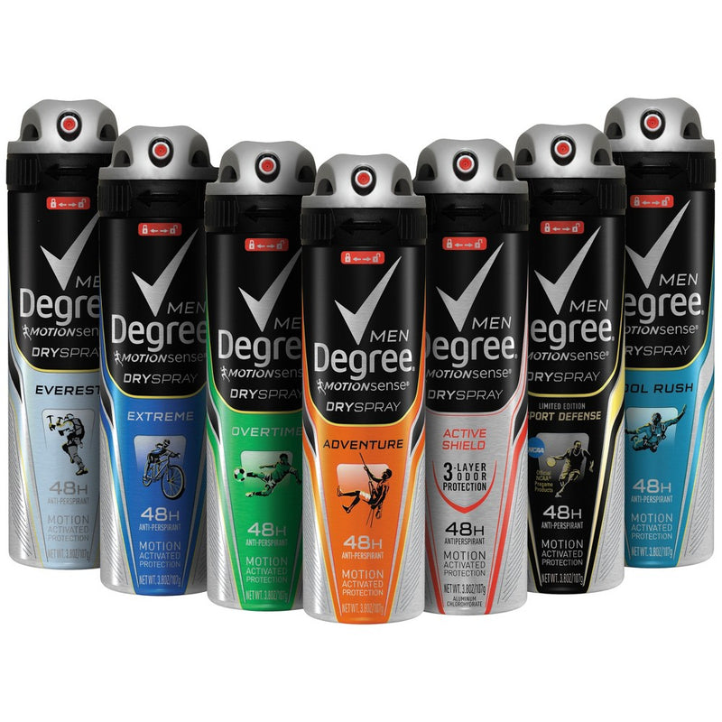 Degree Men Sport Defense Dry Spray Antiperspirant and Deodorant - 3.8oz