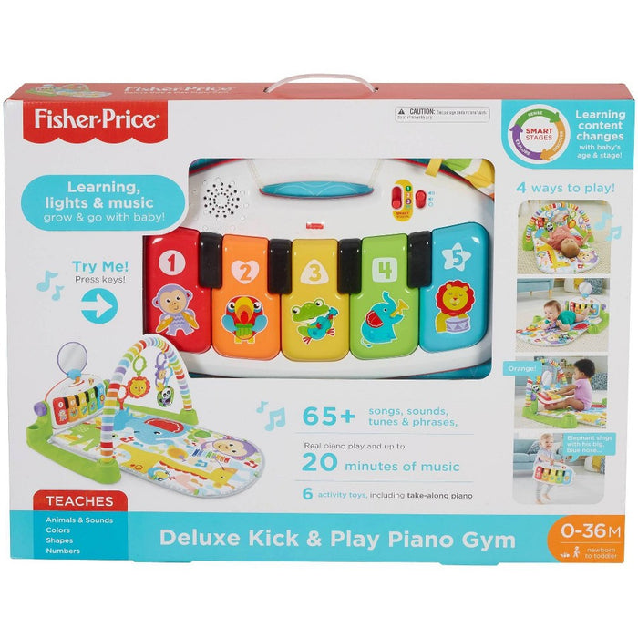 Fisher-Price Deluxe Kick & Play Piano Gym