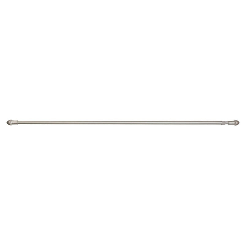 28"-48" Standard Cafe Curtain Rod Nickel - Room Essentials (LOCAL PICKUP ONLY)