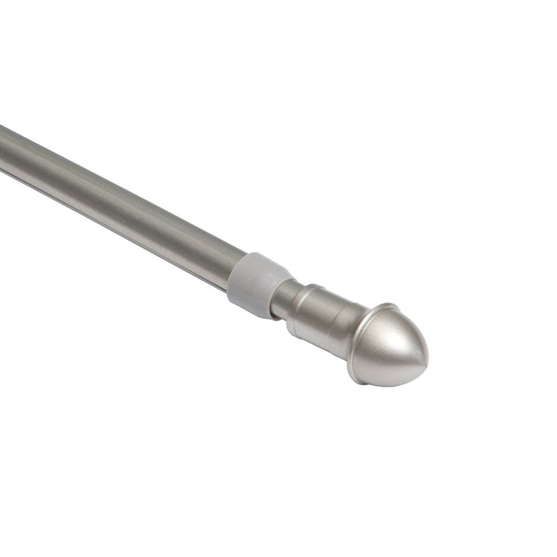 28"-48" Standard Cafe Curtain Rod Nickel - Room Essentials (LOCAL PICKUP ONLY)