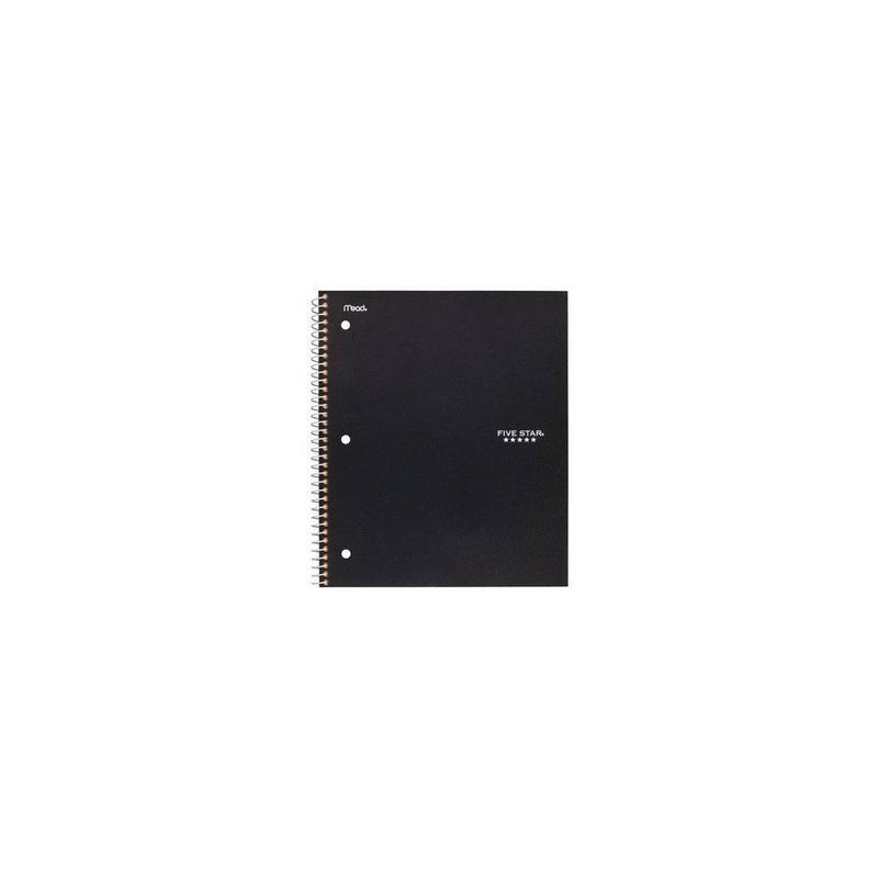 Five Star 1 Subject Graph Ruled Solid Spiral Notebook