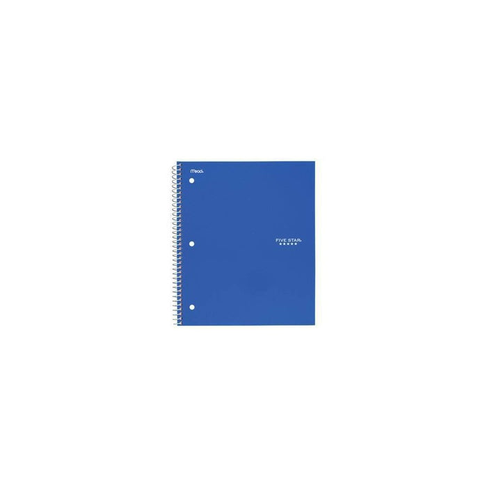 Five Star 1 Subject Graph Ruled Solid Spiral Notebook