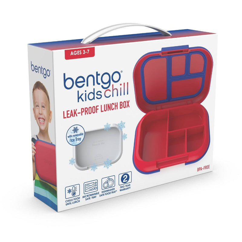Bentgo Kids' Chill Leak-Proof Lunch Box - Red/Royal