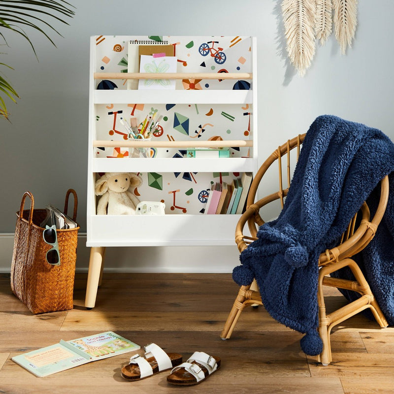 Teddy Bear Plush Throw Navy - Pillowfort