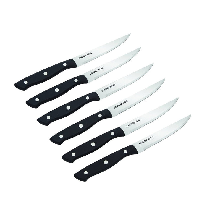 Farberware 6pc Triple Rivet Steak Knife Set