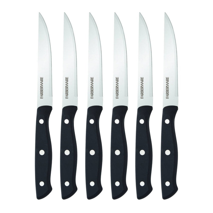 Farberware 6pc Triple Rivet Steak Knife Set