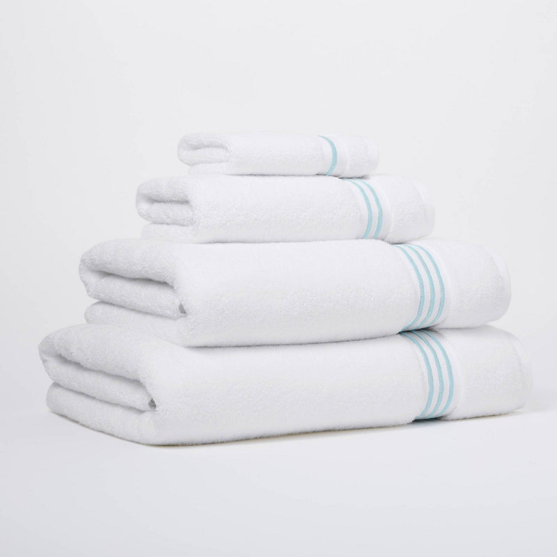 Spa Hand Towel Aqua Stripe - Threshold Signature