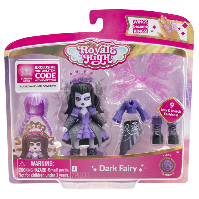 Royale High Core Deluxe Figure ((3" 1 Fig 9 Fashion/Accy.) (Dark Fairy)