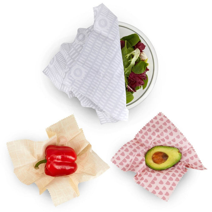 Simply Green Beeswax Food Wraps Assorted - 1 sq ft