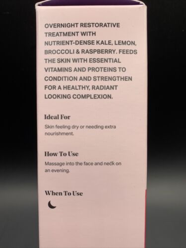 BYBI Night Nutrition Protein Night Cream Cream De Nuit Aux Proteines Soften 2oz