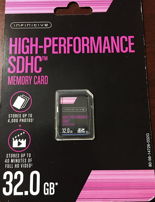 High-Performance SDHC Memory Card 32GB