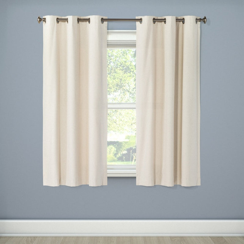 Windsor Light Blocking Curtain Panel Cream (42"x84") - Eclipse