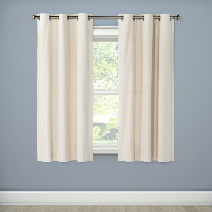 Windsor Light Blocking Curtain Panel Cream (42"x84") - Eclipse