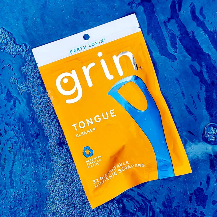 Grin Oral Care Tongue Cleaner - 32ct