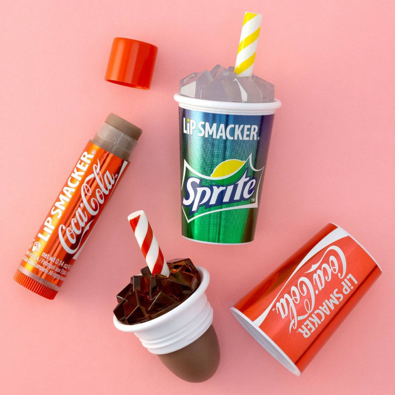 Lip Smacker Beverage Cup Lip Balm - Sprite/Coke - 3pk