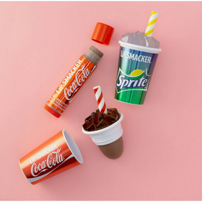 Lip Smacker Beverage Cup Lip Balm - Sprite/Coke - 3pk