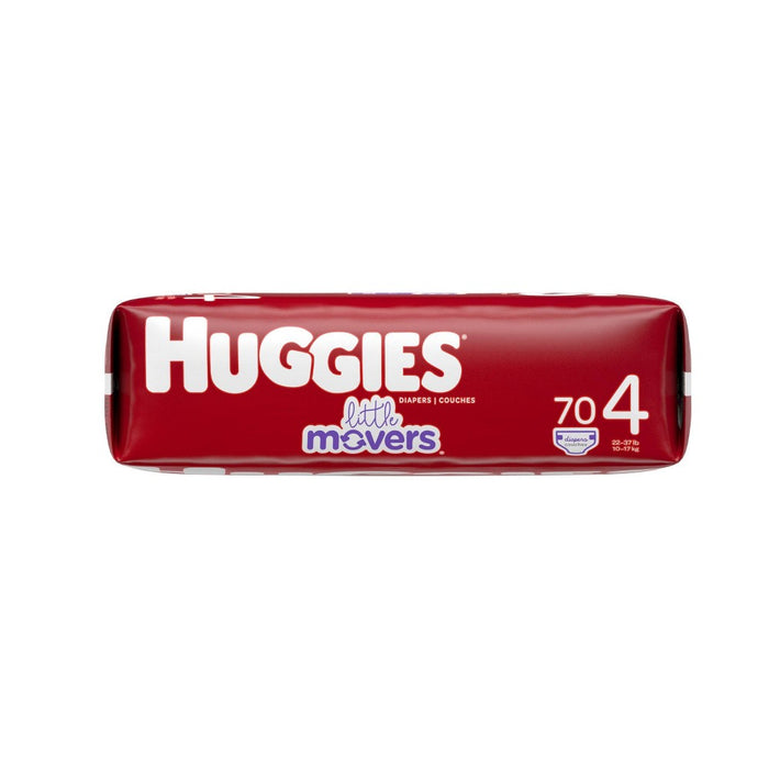 Huggies Little Movers Baby Disposable Diapers - Size 4 - 140ct