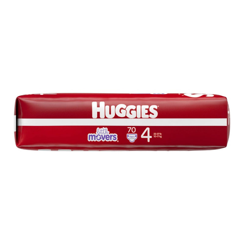 Huggies Little Movers Baby Disposable Diapers - Size 4 - 140ct