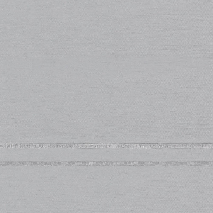 Gray Wrap Around Baratta Stitch Ruffled Bed Skirt (Queen/King) (80" X 60") - EasyFit