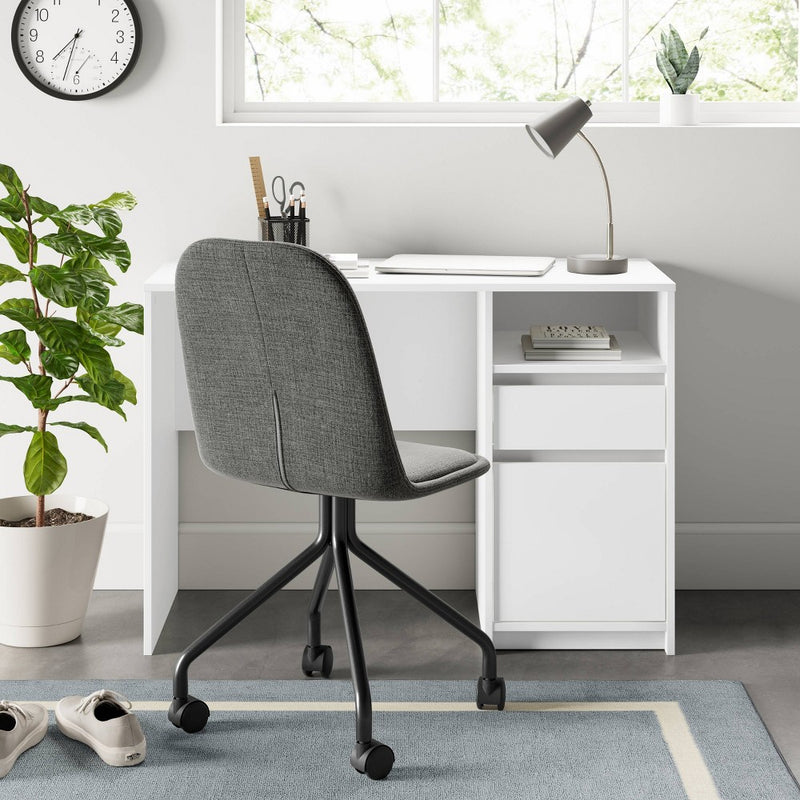 Writing Desk with Drawers White - Room Essentials (LOCAL PICKUP ONLY)