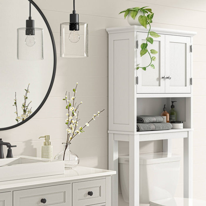 Wood Space Saver Etagere White - Threshold (LOCAL PICKUP ONLY)