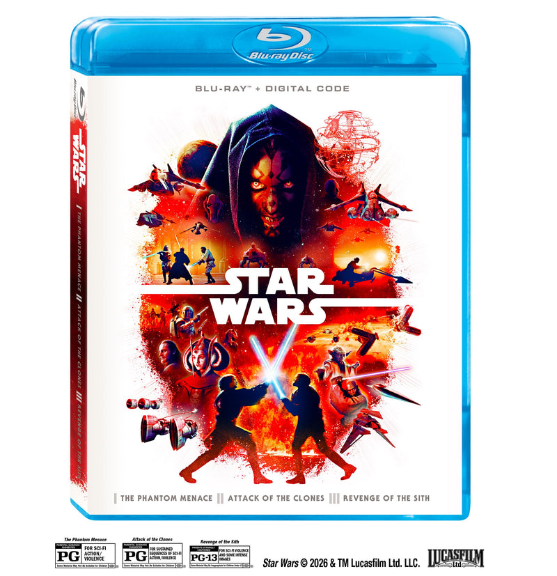 Star Wars: Prequel Trilogy (3 Discs) - Blu-Ray + Digital