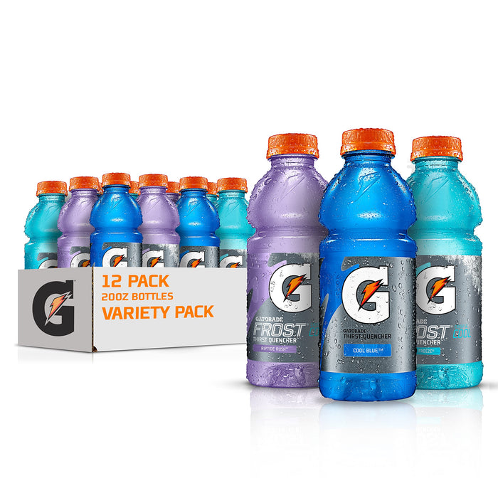 Gatorade Original Thirst Quencher 3-Flavor Frost Variety Pack, 20 Fl Ounce - Pack Of 12 (LOCAL PICKUP ONLY)