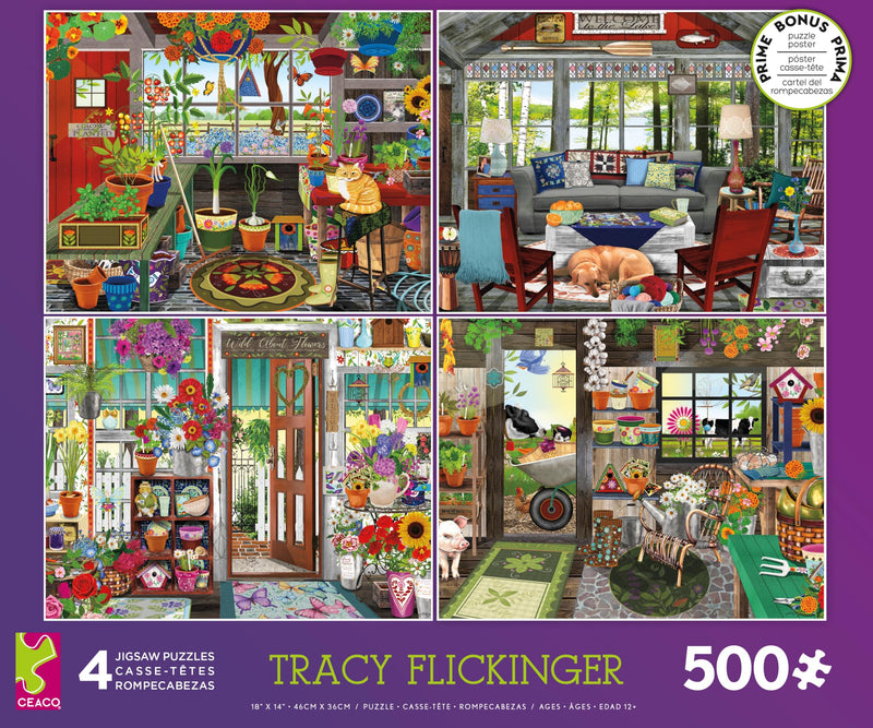 Ceaco Tracy Flickinger Puzzle Multipack