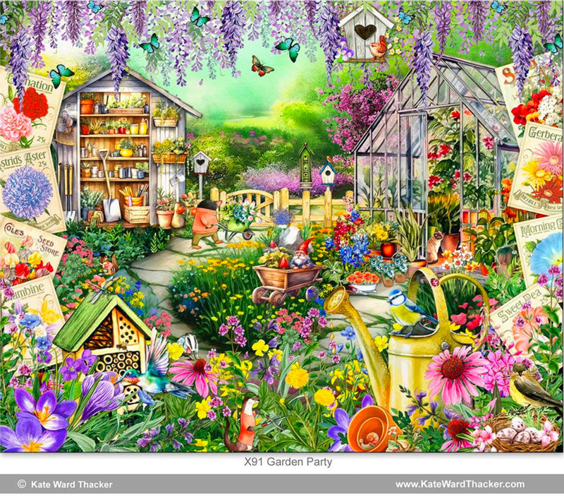 Ceaco Animal Garden Party Jigsaw Puzzle - 1000pc