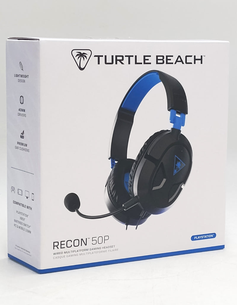 Turtle Beach Recon 50P Stereo Gaming Headset for PlayStation 4/5 - Black