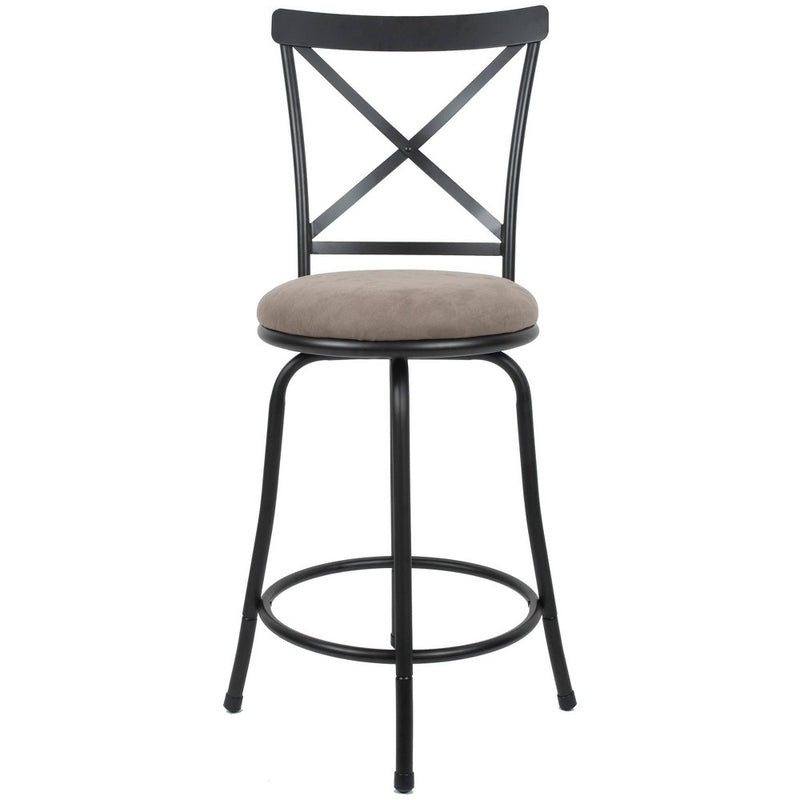 Karson Adjustable Height X Barstool Light Bronze - Cheyenne Products (LOCAL PICKUP ONLY)