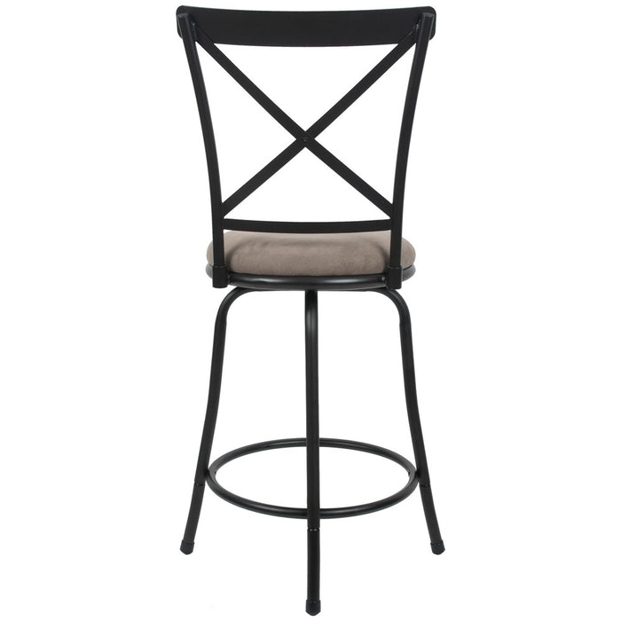 Karson Adjustable Height X Barstool Light Bronze - Cheyenne Products (LOCAL PICKUP ONLY)