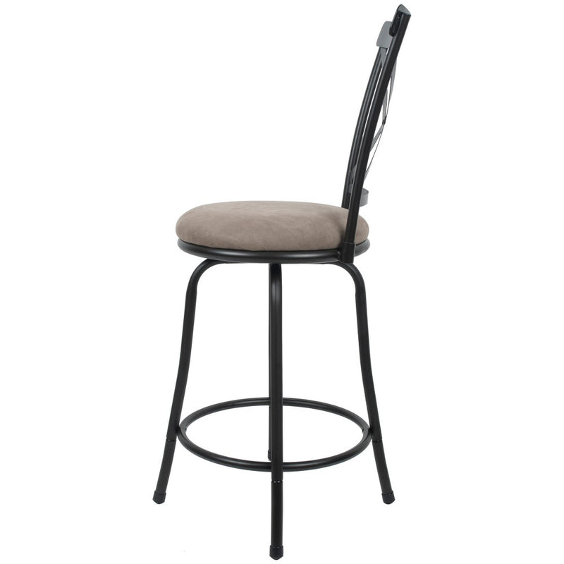 Karson Adjustable Height X Barstool Light Bronze - Cheyenne Products (LOCAL PICKUP ONLY)