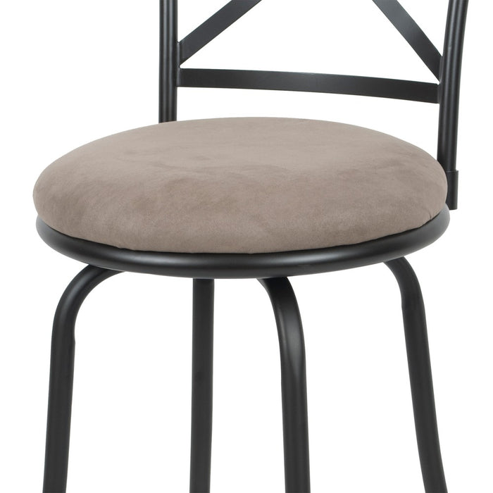Karson Adjustable Height X Barstool Light Bronze - Cheyenne Products (LOCAL PICKUP ONLY)