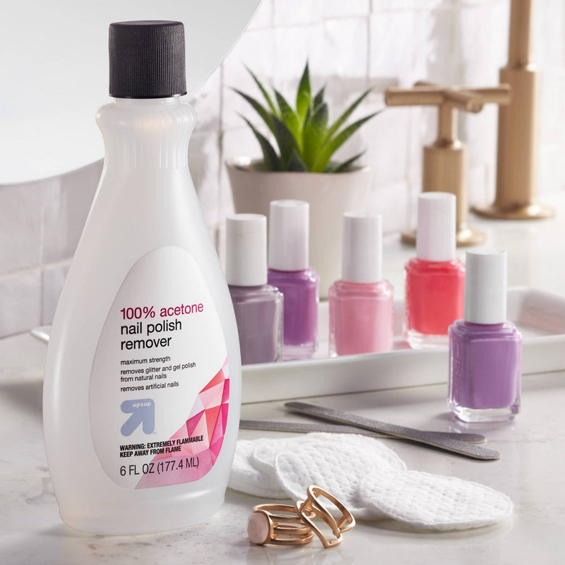 Acetone Nail Polish Remover - 6oz - up & up