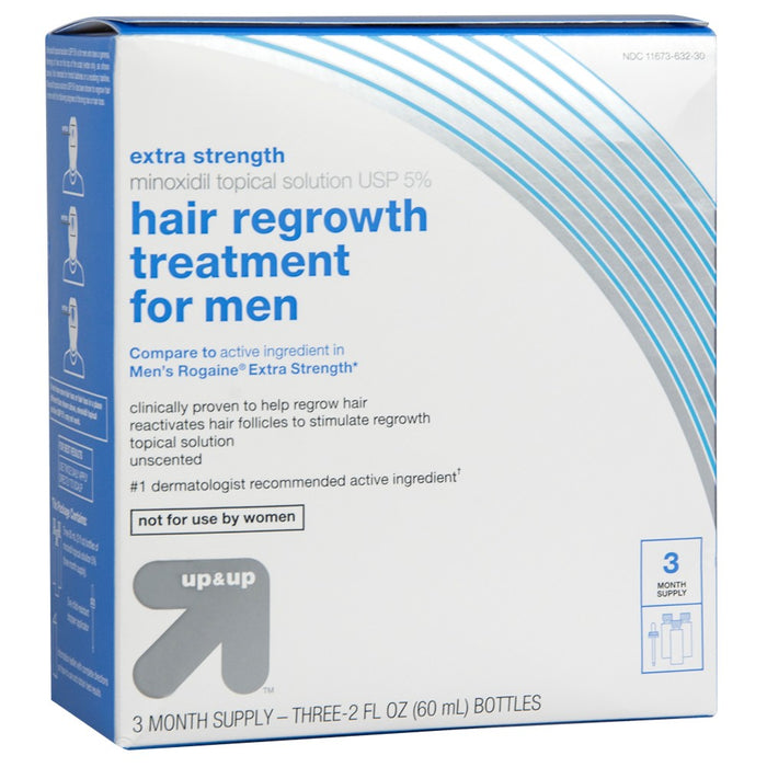 Extra Strength Minoxidil Hair Regrowth Treatment for Men - 1 kit - Up&Up