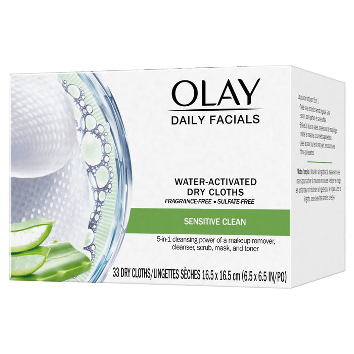 Olay Daily Facials Sensitive Cleansing Cloths - 33ct
