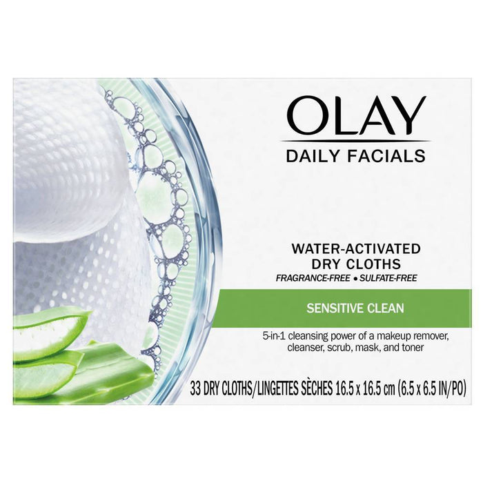 Olay Daily Facials Sensitive Cleansing Cloths - 33ct