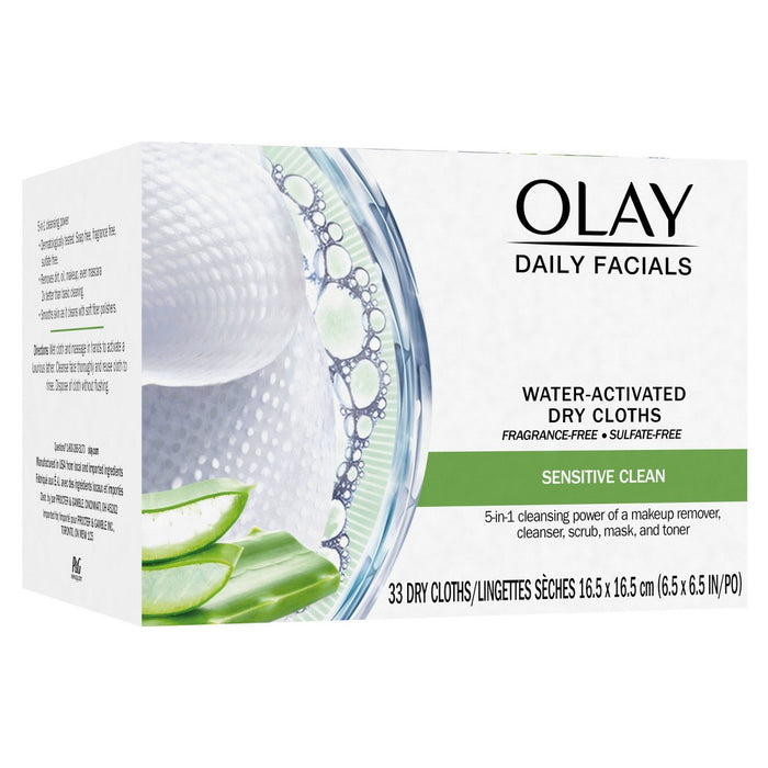 Olay Daily Facials Sensitive Cleansing Cloths - 33ct