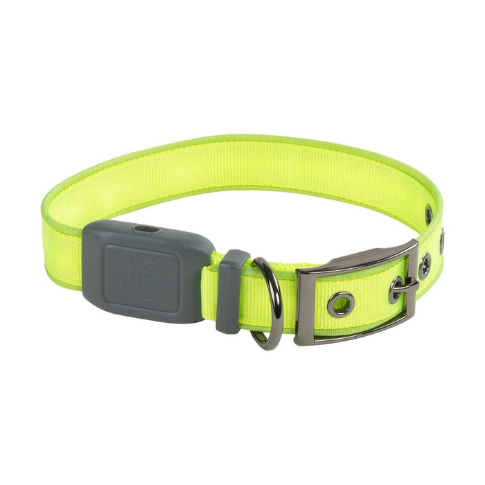 Nite Ize Dog Rechargeable LED Dog Collar - M - Lime/Green