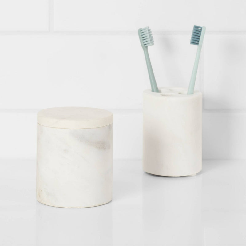 Marble Canister White - Threshold