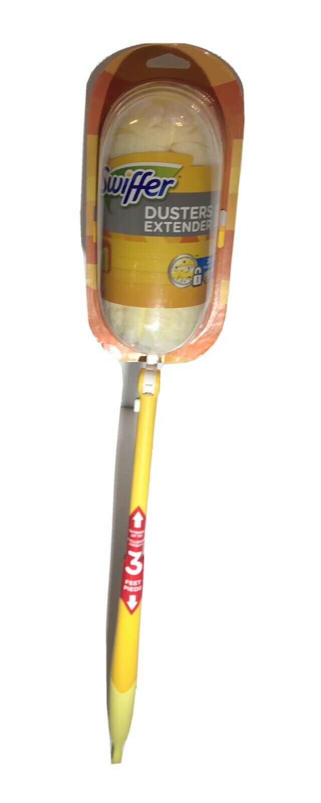 Swiffer Dusters Extendable Handle 3ft Long Dusting Kit 3 Extra Heads Heavy Duty