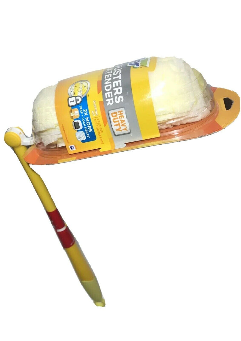 Swiffer Dusters Extendable Handle 3ft Long Dusting Kit 3 Extra Heads Heavy Duty