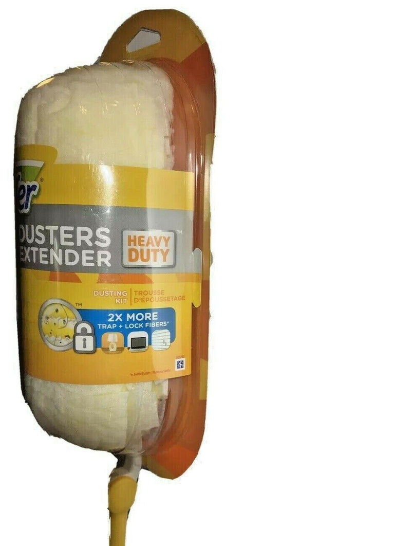 Swiffer Dusters Extendable Handle 3ft Long Dusting Kit 3 Extra Heads Heavy Duty