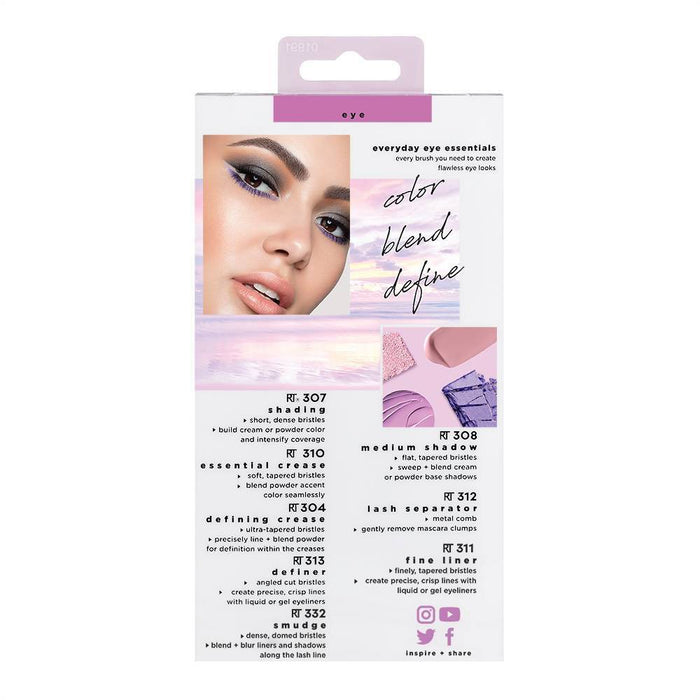 Real Techniques Everyday Eye Essentials - 8pc