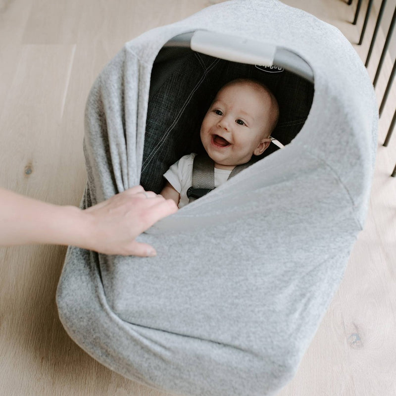 aden + anais Snuggle Knit Multi Use Cover - Heather Gray