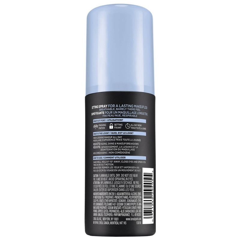 L'Oreal Paris Infallible Pro-Mist & Fix Spray 215 Finishing Spray 3.4 fl oz