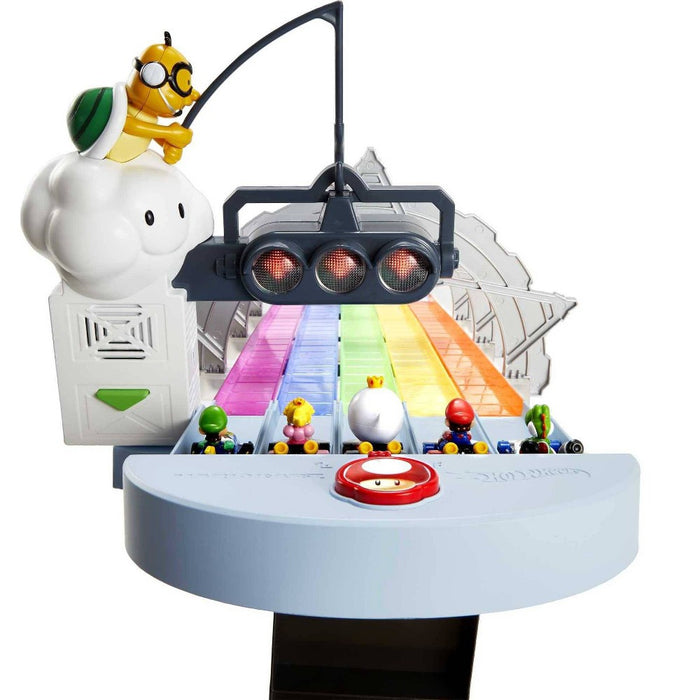 Hot Wheels Mario Kart Rainbow Road Raceway Track Set