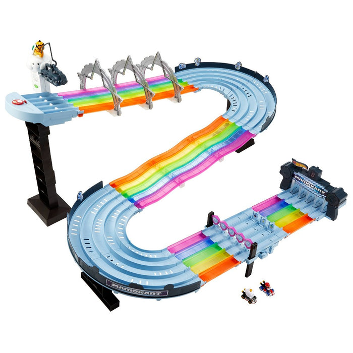 Hot Wheels Mario Kart Rainbow Road Raceway Track Set